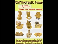 Bagian hidraulik, Pompa hidraulik, motor ayunan, Motor perjalanan